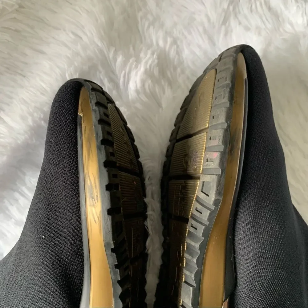 FERRAGAMO BLACK SNEAKERS